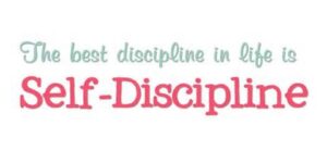 self discipline 2