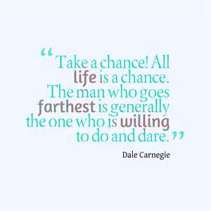 take a chance dale carniege