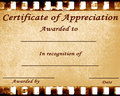 appreciation certificat