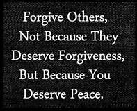 forgive with peace