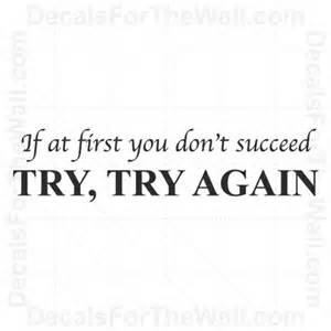 try try again